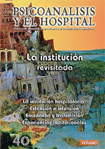 N� 40 - La instituci�n revisitada